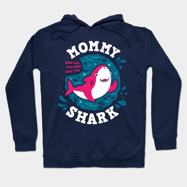 Mommy Shark Baby Shark Hoodie TeePublic